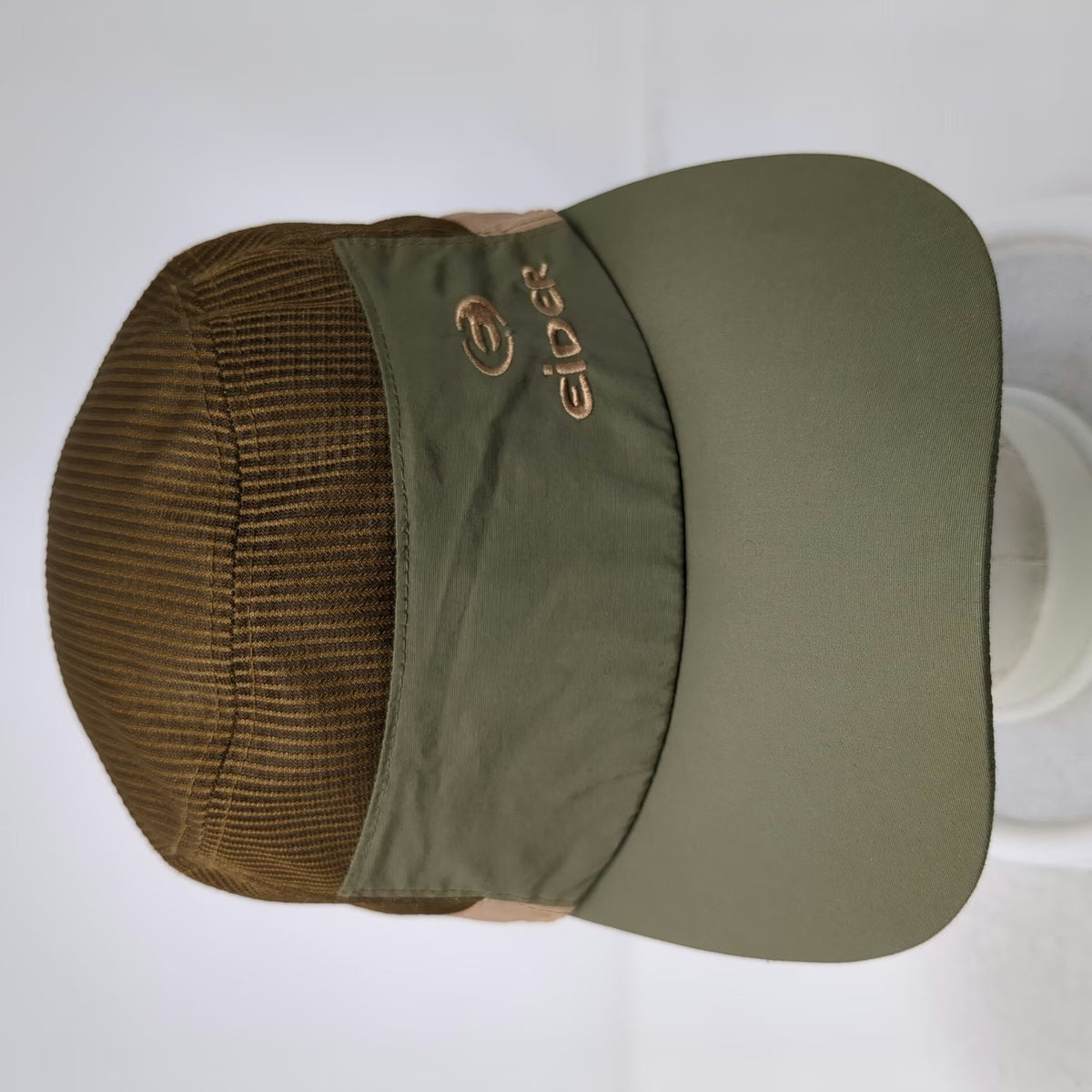 Eider Army Cap Green Brown One Size Mesh Flat Brim Performance Outdoor Hat