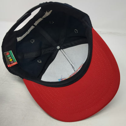 Snap-on Snapback Hat Black Red One Size Racing Tools Embroidered Licensed Logo
