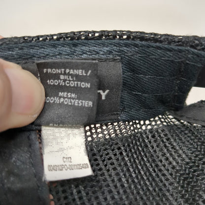 Port Authority Trucker Hat Black One Size Boon Street Market Mesh Snapback
