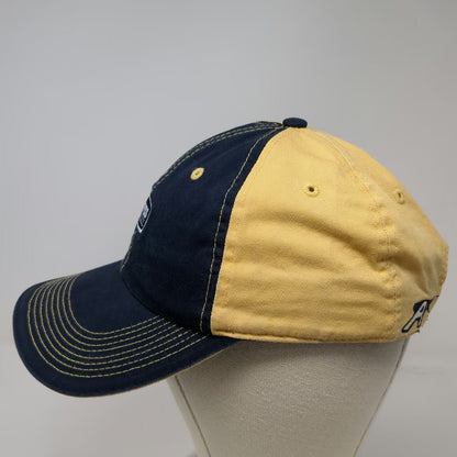 Ahead Baseball Cap Blue Yellow XL Ropes Baseball Hat Contrast Stitching