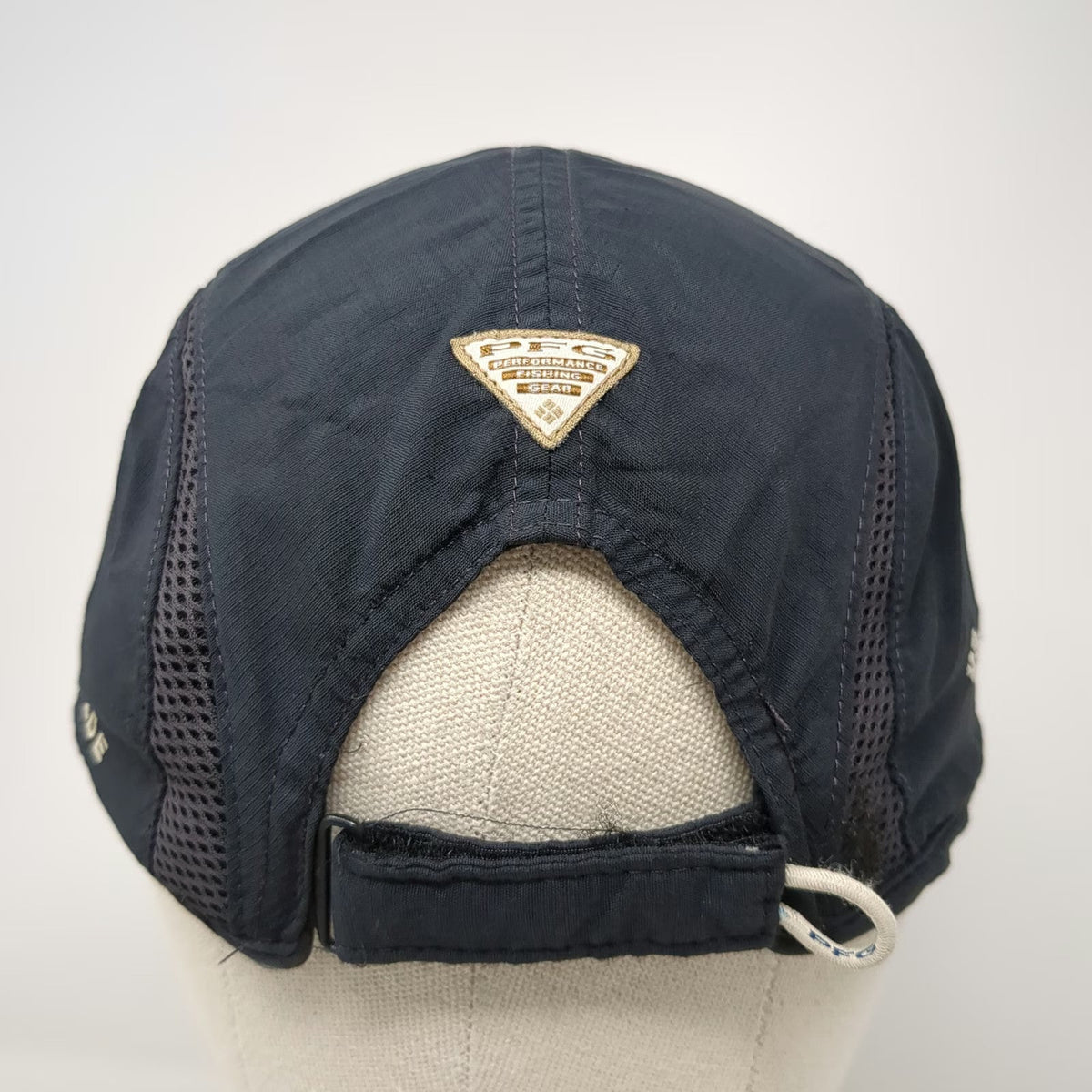 Columbia Baseball Cap Black One Size PFG Performance Fishing Gear Mesh Nylon Hat