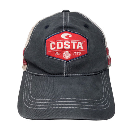 Costa Del Mar Snapback Mesh Back Trucker Hat Multi One Size Embroidered