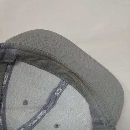 Hatco Fitted Hat Gray 7 1/2 Premium Original Flat 6 Panel Blank