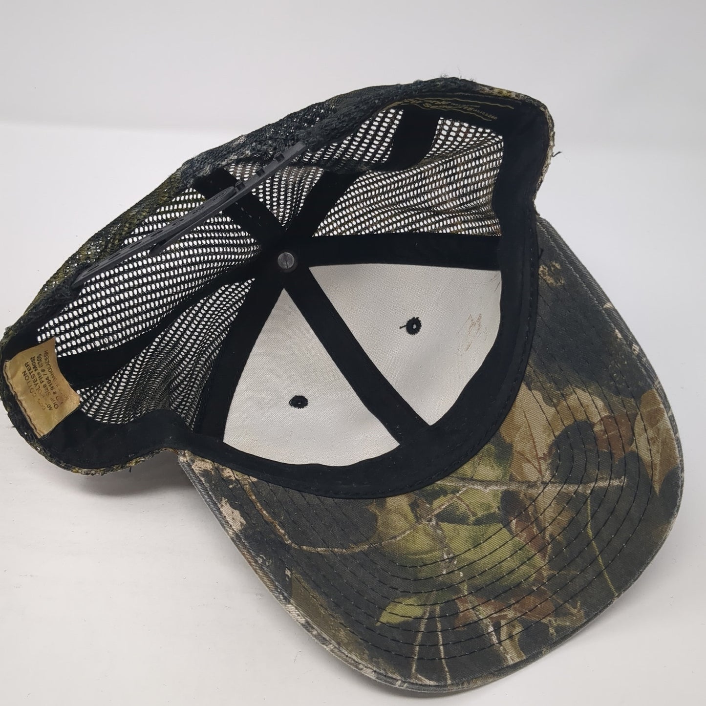 Davis Tool & Die Snapback Trucker Hat Multi One Size Mesh Back Camo