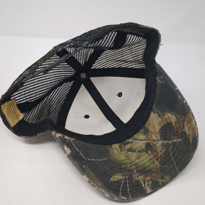 Davis Tool & Die Snapback Trucker Hat Multi One Size Mesh Back Camo