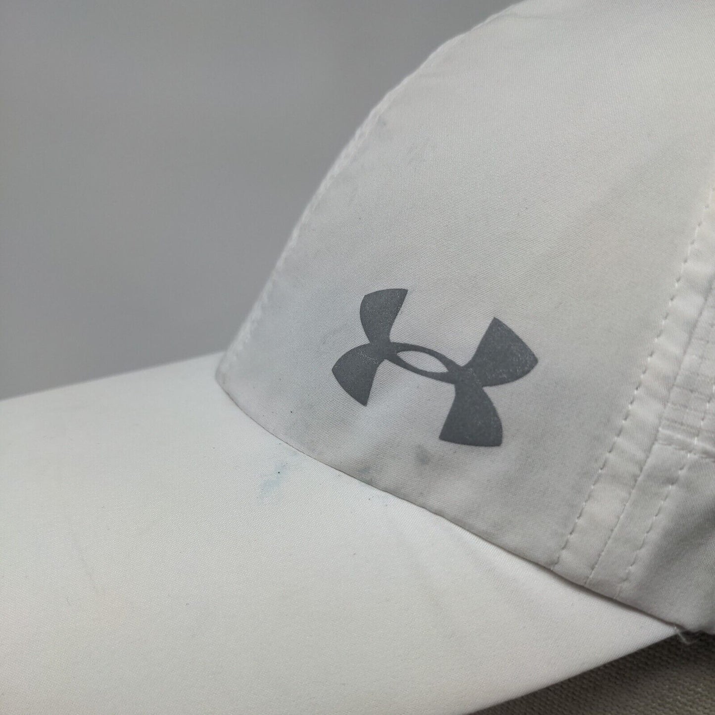 Under Armour Women's Strapback Hat White OSFM Adjustable 6 Panel