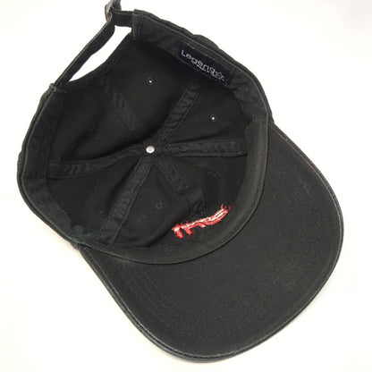 ESPN Slideback Baseball Cap Black One Size Adjustable Embroidered Legend