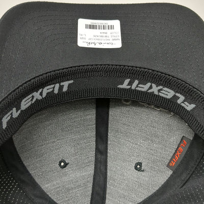 Travis Mathew Capita Logo Black XL Baseball Cap Flexfit Polyester Curved Hat