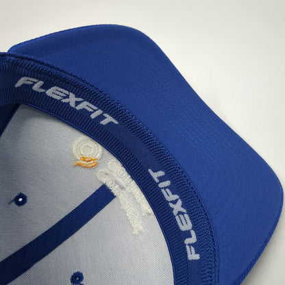 Flexfit Baseball Cap Blue XL Constant Contact Embroidered Logo Polyester Hat