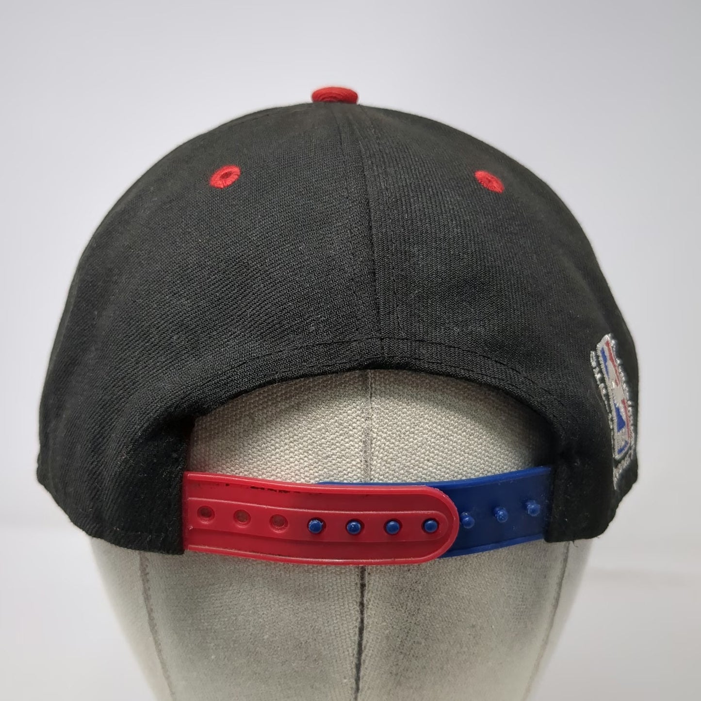 New Era Philadelphia 76ers Snapback Hat Black Red One Size 9FIFTY NBA Hardwood