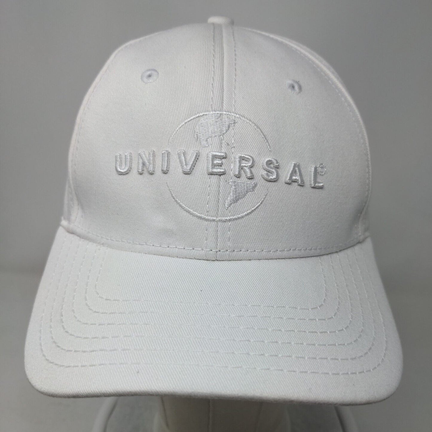 Universal Studios Strapback Hat White One Size Embroidered Adjustable