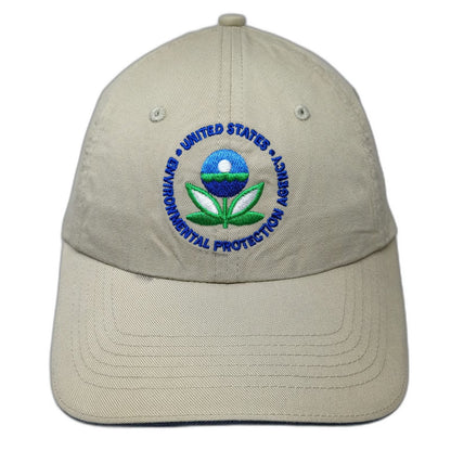 Port Authority Baseball Cap Beige OSFM EPA Environmental Protection Agency Hat