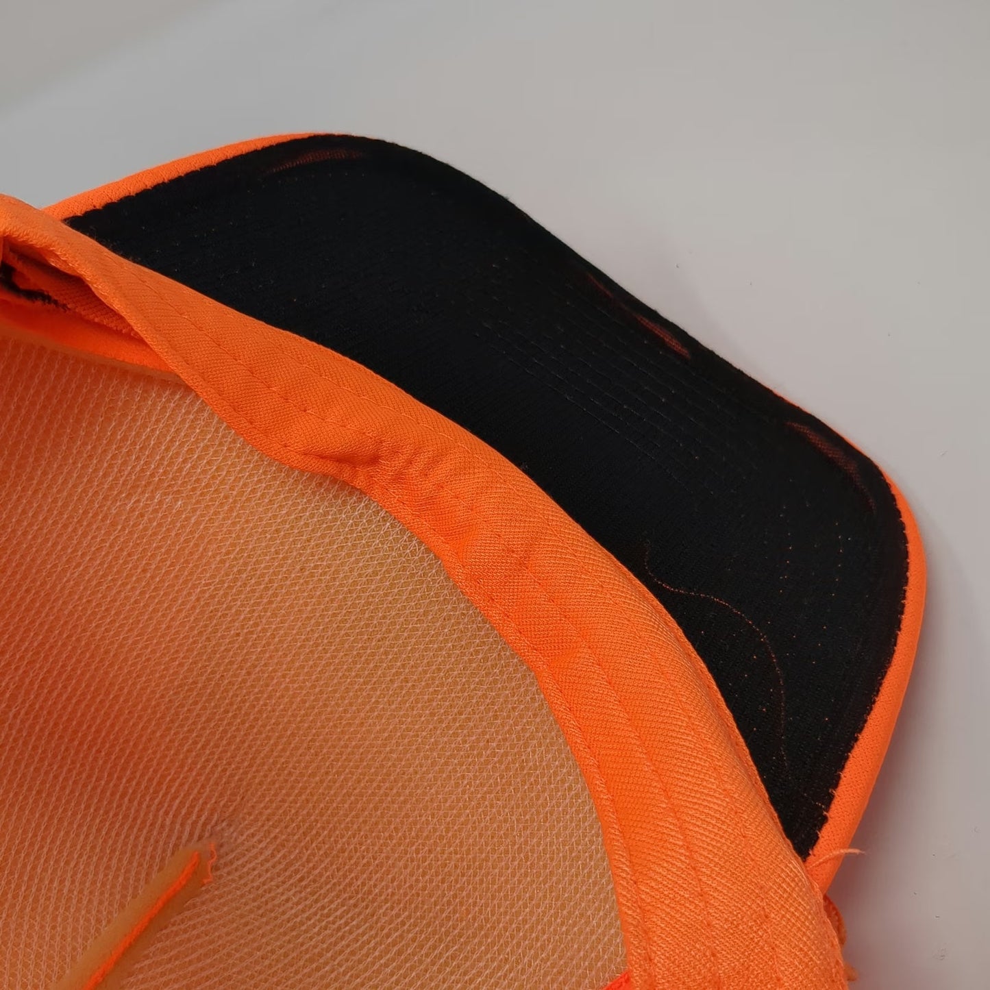 Daystone Trucker Hat Orange One Size Maine Outdoor Education Instructor Mesh Cap