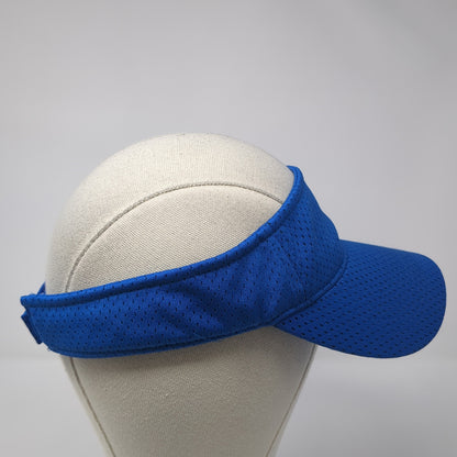 Augusta Sportswear Sun Visor Hat Blue OS Adjustable Strap Lightweight Blank