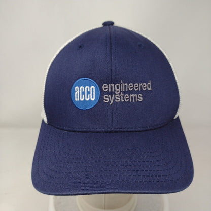 ACCO Engineered Systems Fitted Trucker Hat Blue S/M Port Authority