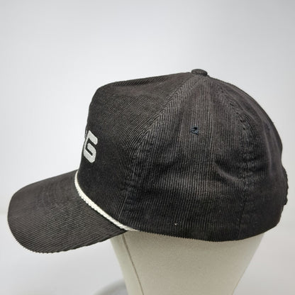 Ping 5 Panel Black Hat One Size Rope Corduroy Strapback Golf Embroidered USA