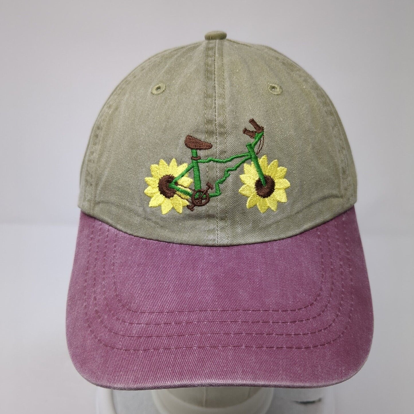 Sunflower Bicycle Slideback Hat Multi One Size Adjustable Port & Company