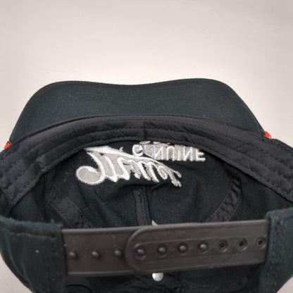 Miller Genuine Draft Snapback Hat Black OSFA Adjustable Rope 6 Panel Mad Engine