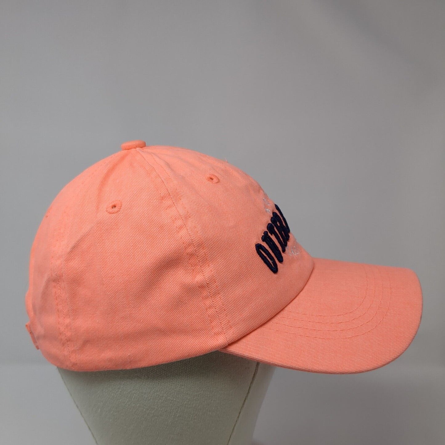Outer Banks North Carolina Strapback Hat Pink One Size Adjustable