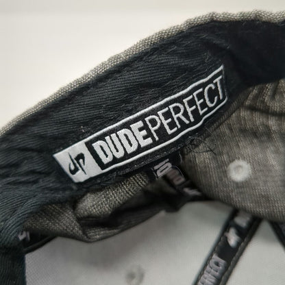 Dude Perfect Snapback Gray One Size Hat 2021 Tour Flat Brim Printed Undervisor