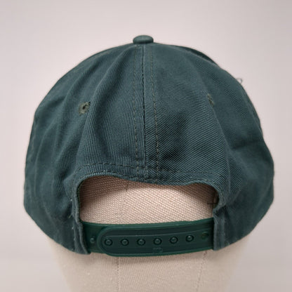 Izzy's Steaks & Chops Snapback Hat Green One Size Embroidered KC