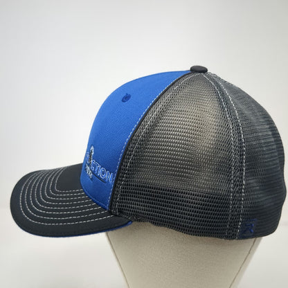 Richardson Baseball Cap Blue XL Extraction Oil & Gas Mesh Back Fitted Hat