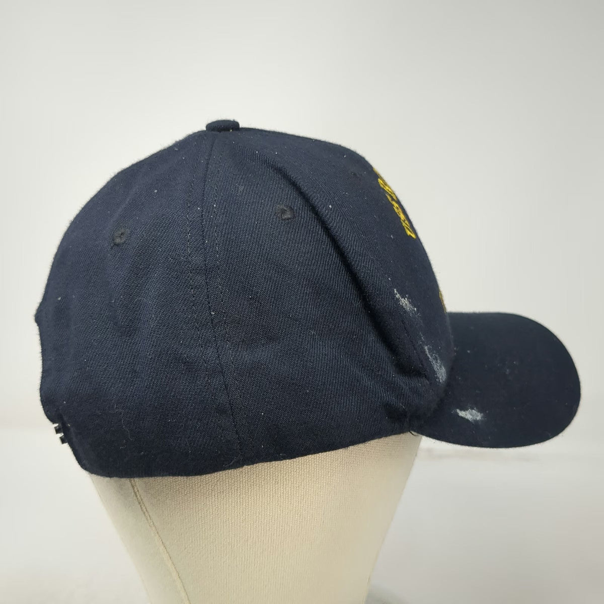USS Roosevelt DDG 80 Blue Snapback Hat One Size Navy Military Ship SNIPS Crest