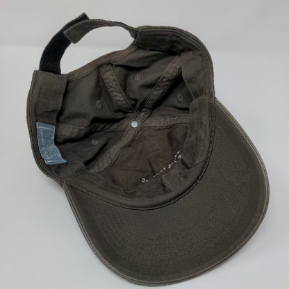Life Is Good Football Strapback Hat Brown 2-4T Adjustable Embroidered