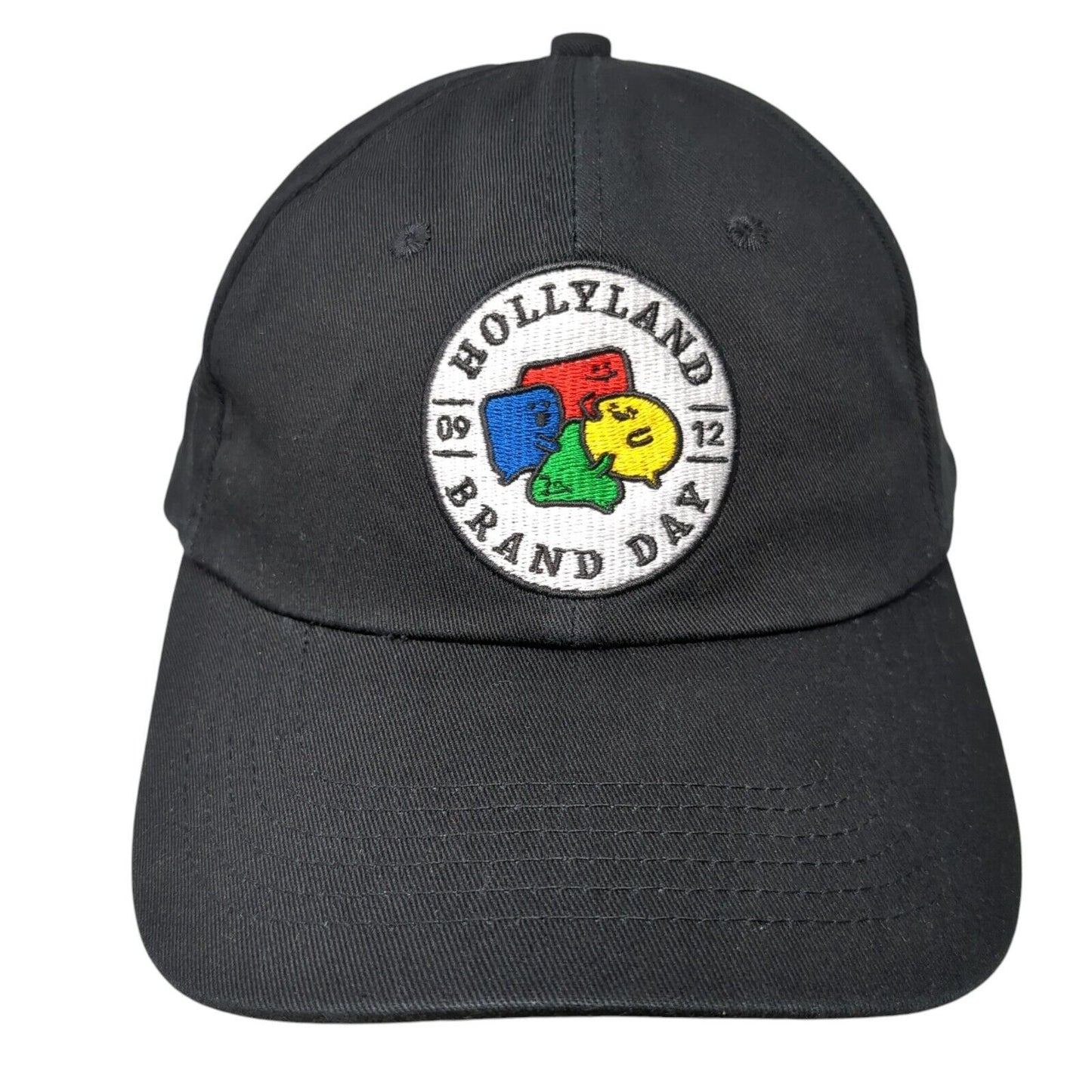 Hollyland 912 Brand Day Slideback Hat Black One Size Adjustable 6 Panel