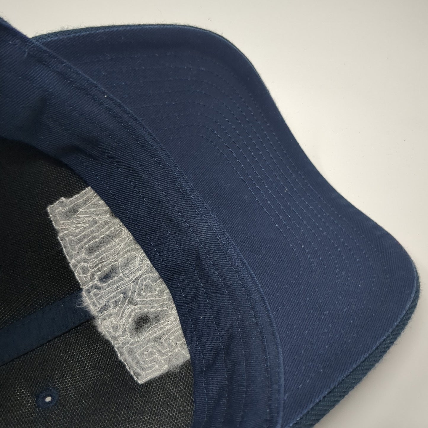 Nike Spell Out Strapback Hat Blue One Size Adjustable Solid Vent Holes