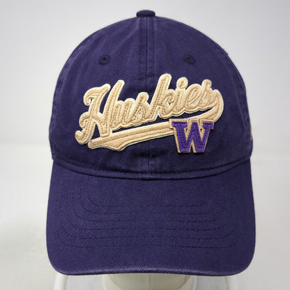 Washington Huskies NCAA Zephyr Purple One Size Cap Strapback Cotton Embroidered