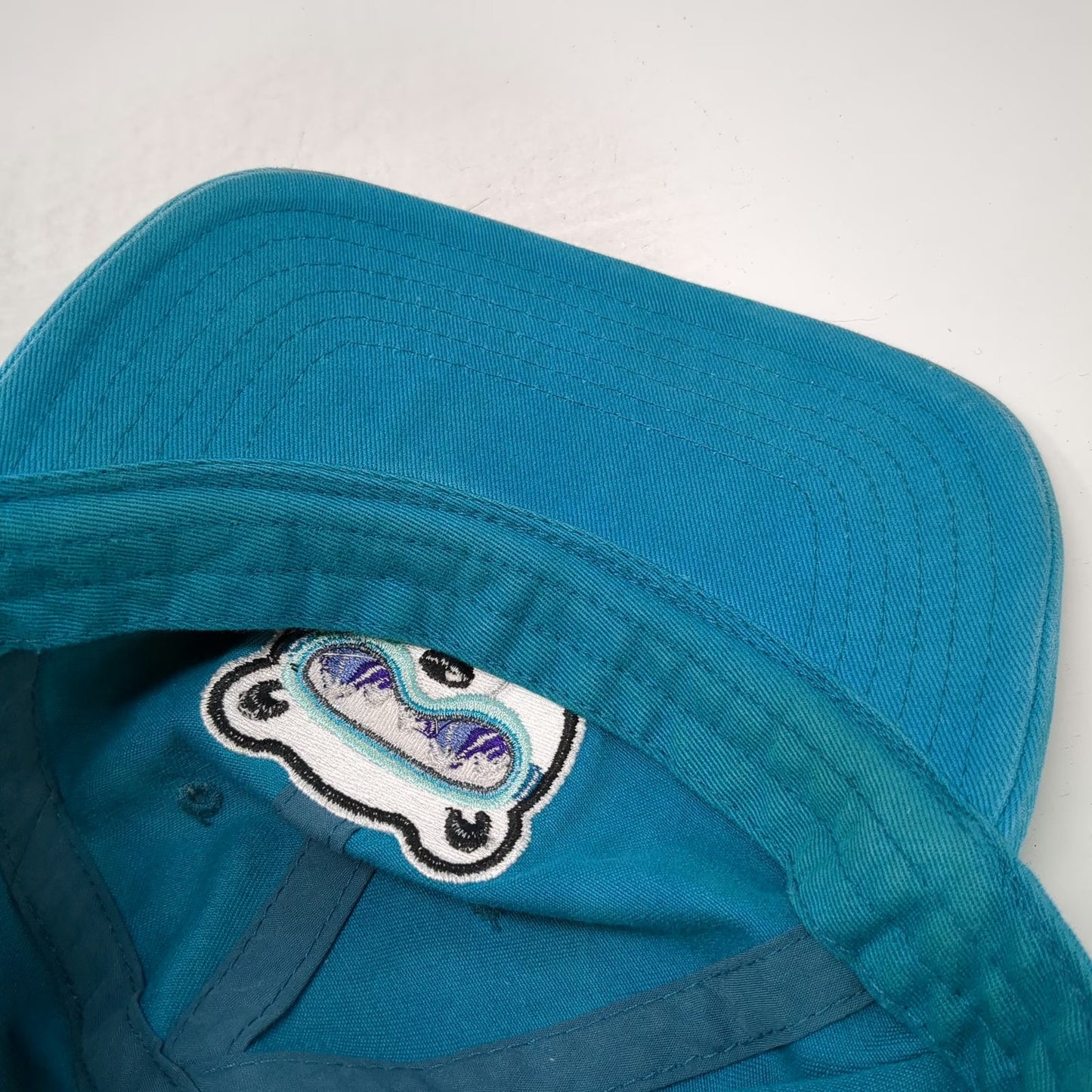 Explore by Lids Blue Baseball Cap One Size Polar Bear Ski Goggles Paw Prints Hat