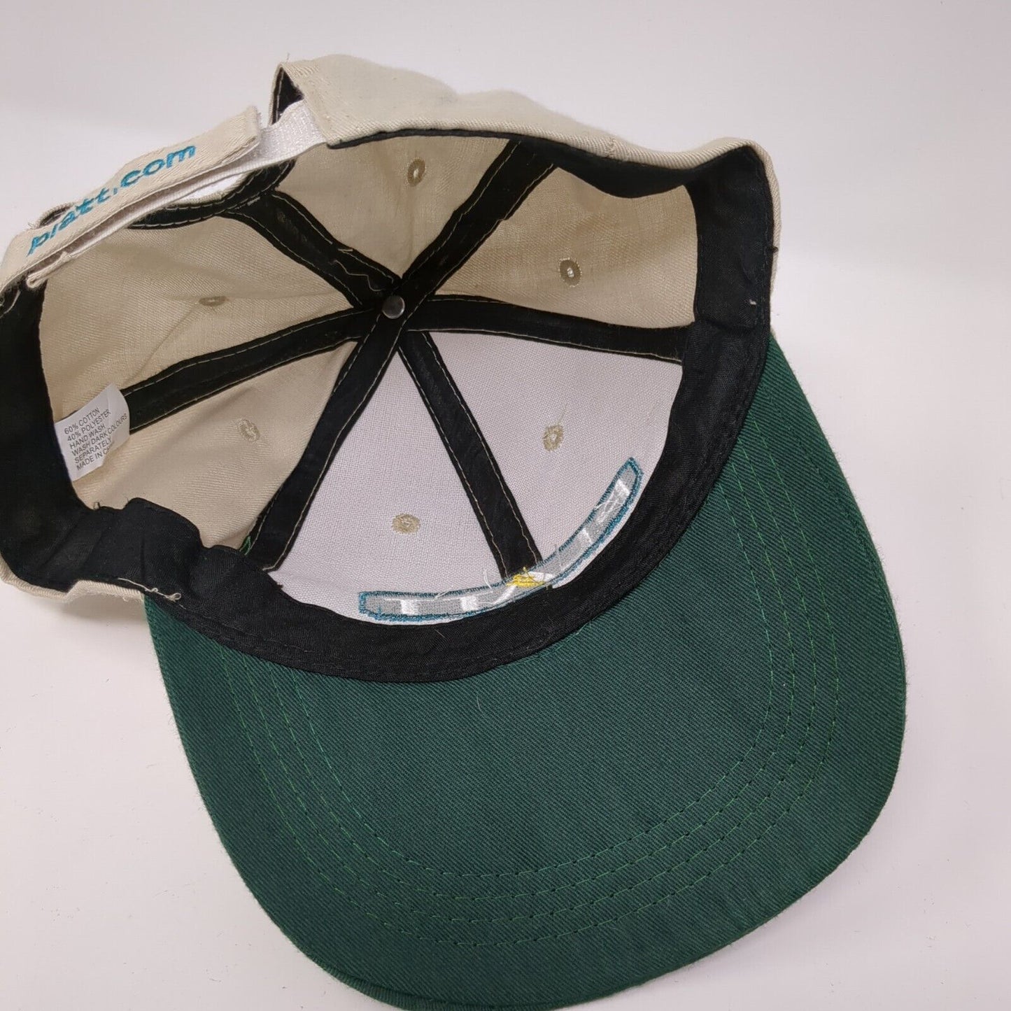 Platt Strapback Hat Multi OSFA Adjustable Embroidered Colorblock