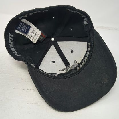 Arc'teryx Baseball Cap Black One Size Flexfit Skeleton Logo Cotton Curved Hat