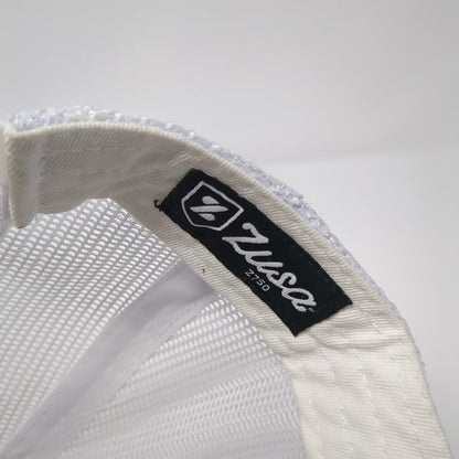 II:II Systems Snapback Trucker Hat Blue One Size Adjustable Mesh Back Zusa Z750