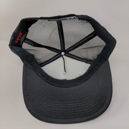 Tobacco Prevention Champion Snapback Trucker Hat Black One Size Mesh Back Otto