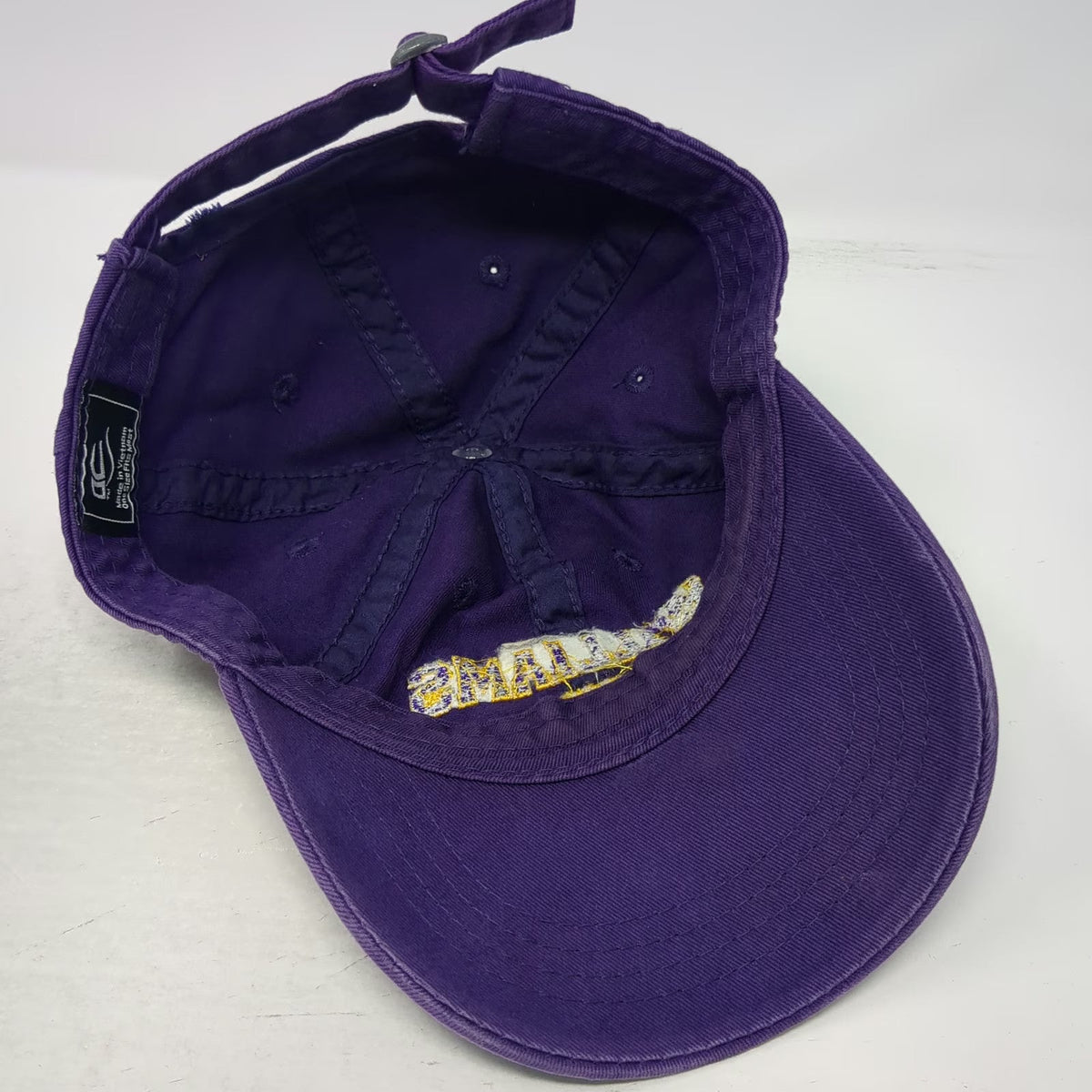 Outdoor Cap Williams Ephs Squash Hat Purple One Size Baseball Cap Slideback Logo