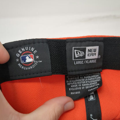 New Era San Francisco Giants MLB Orange XL Baseball Cap 39THIRTY Stretch Fit Hat