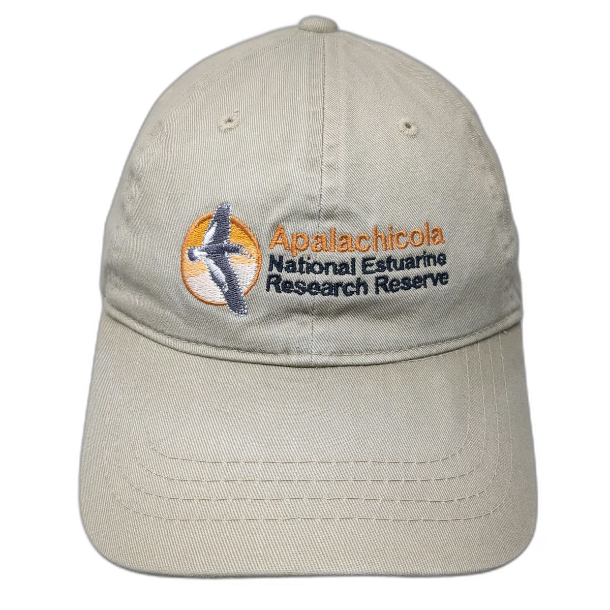 OC Apalachicola Estuarine Research Reserve Baseball Cap Beige One Size Hat Bird