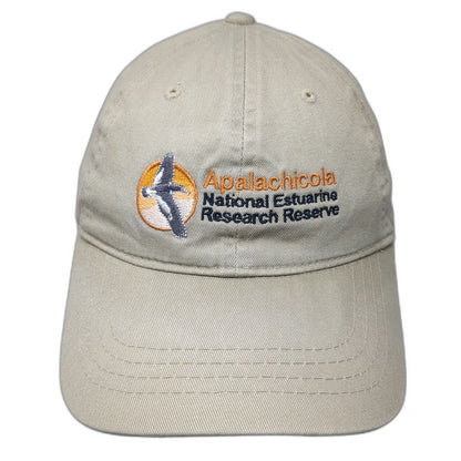 OC Apalachicola Estuarine Research Reserve Baseball Cap Beige One Size Hat Bird