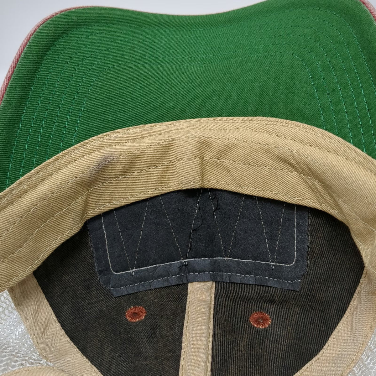 Legacy Brundage Mtn Resort BMR Idaho Trucker Hat Gray Red OSFM Mesh Snapback Ski