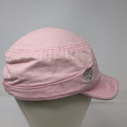 OTTO Army Cap Pink One Size United Metals Strapback Cotton Cadet Style Work Hat