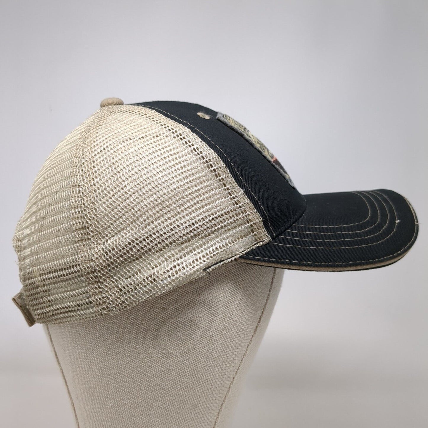 Laid-Back Legends Ford Mustang Strapback Hat Black OSFA Adjustable Mesh Cobra