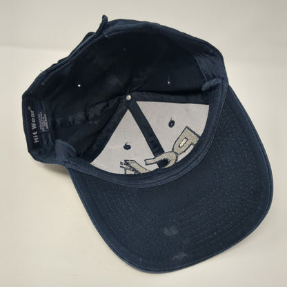 PCA Strapback Hat Blue One Size Adjustable Embroidered Solid Hit Wear