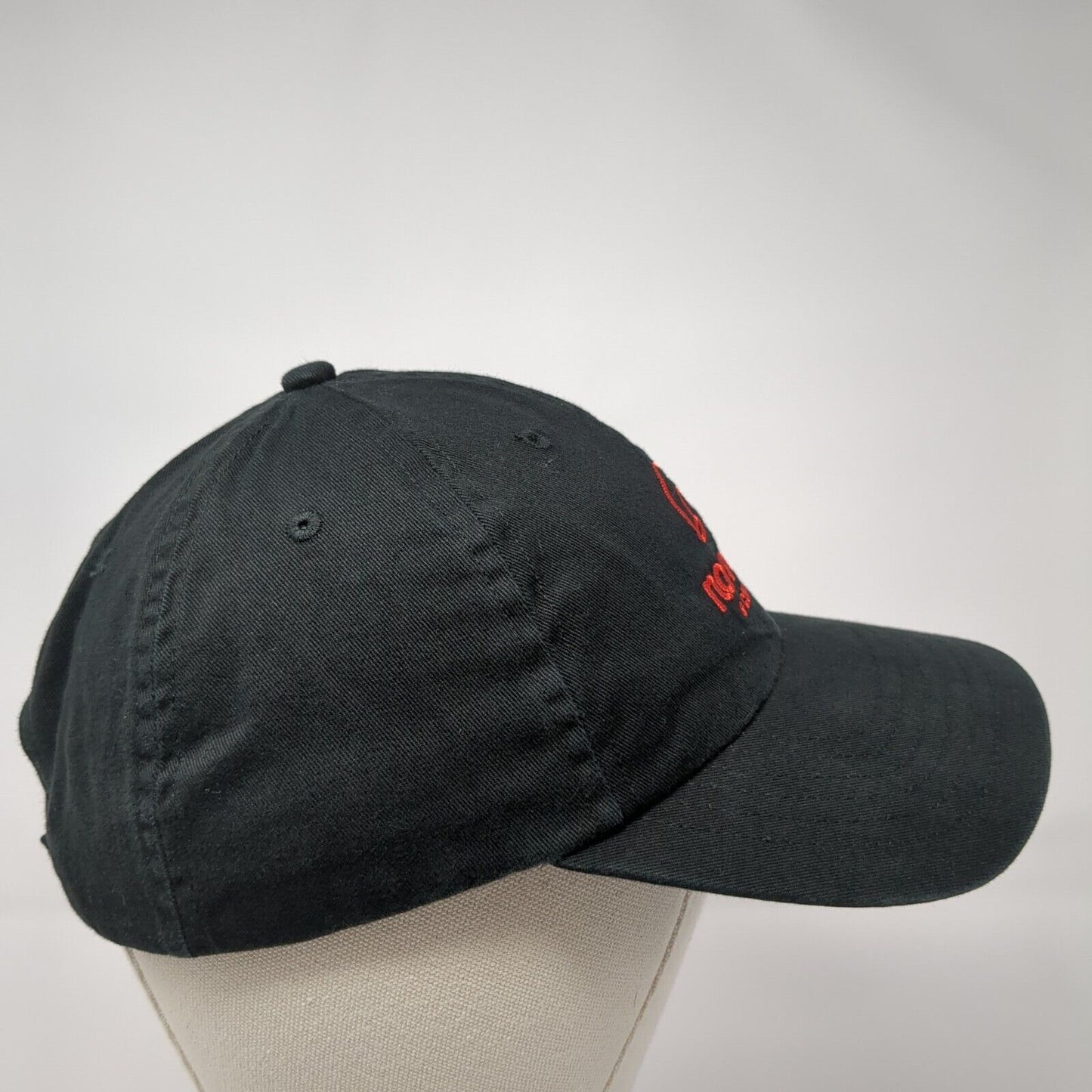 Noodles & Company Strapback Hat Black One Size Embroidered 6 Panel
