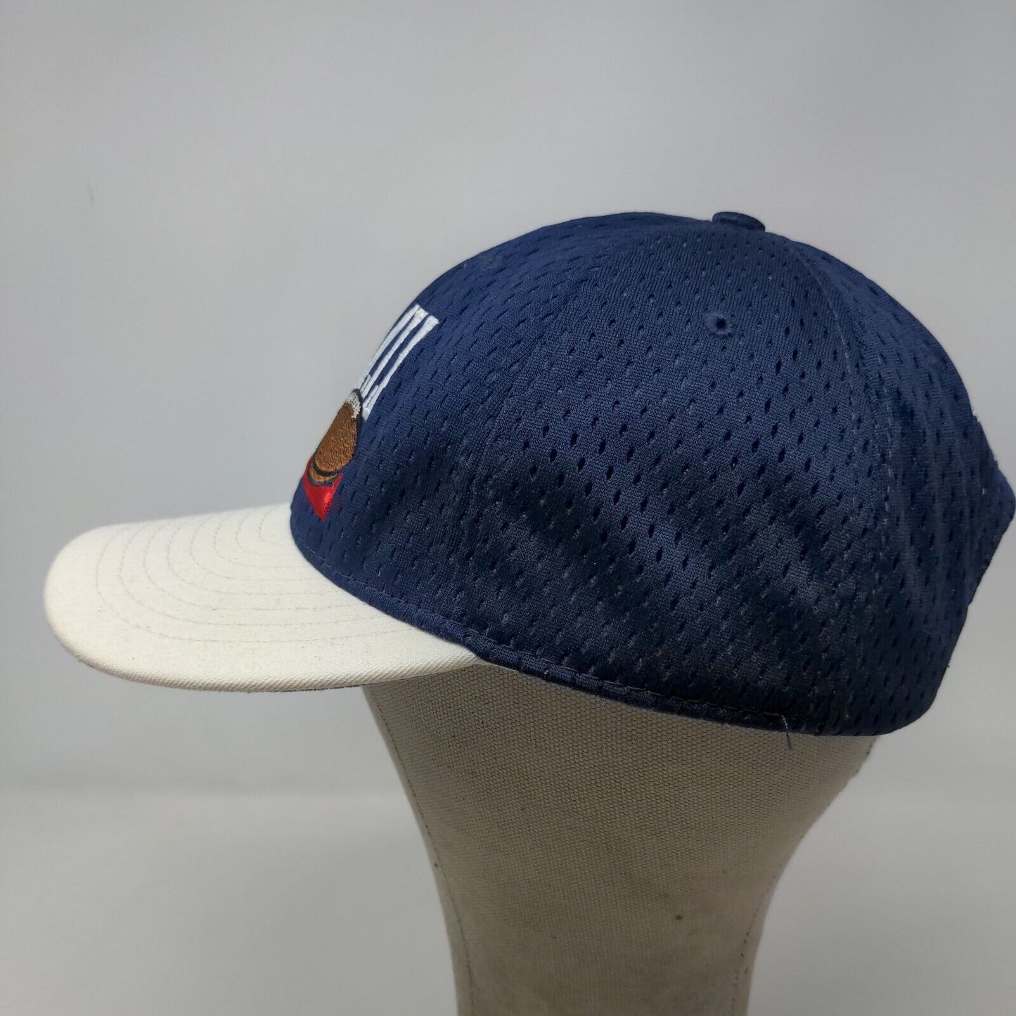 DeLong Men's Snapback Hat Blue Size M-L Embroidered Roncali Rebels Logo