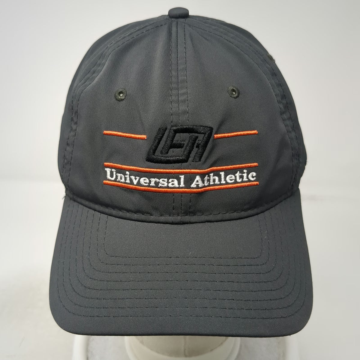 The Game Baseball Cap Gray One Size Universal Athletic Slideback Strap Hat