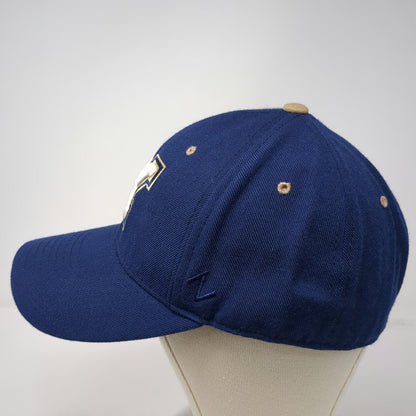 BYU Cougars NCAA Zephyr Baseball Cap Blue 7 1/2 Wool Blend Fitted White Gold Hat