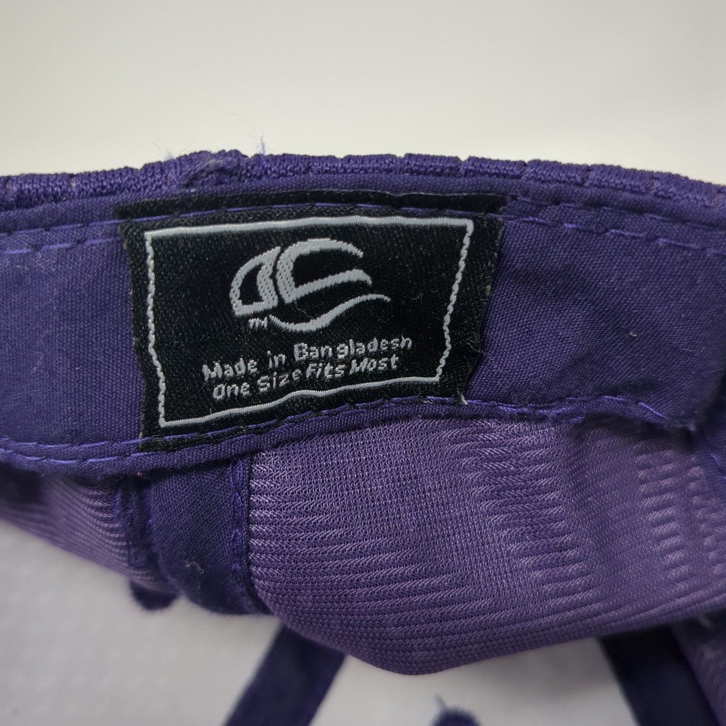 Outdoor Cap Strapback Baseball Cap Purple One Size Adjustable 6 Panel Blank