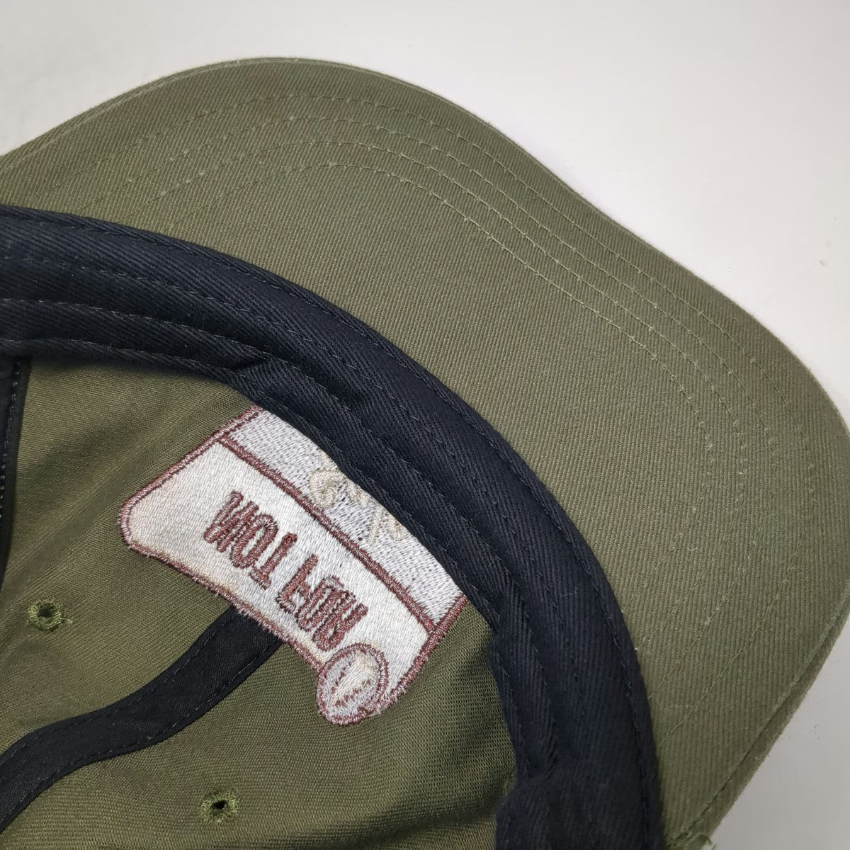 Unionwear Baseball Cap Green One Size Not For Sale Patch Slideback USA Hat Twill